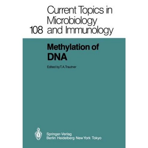 Methylation of DNA Paperback, Springer