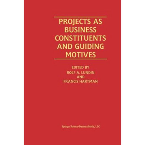 Projects as Business Constituents and Guiding Motives Paperback, Springer