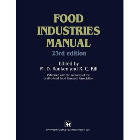 Food Industries Manual Paperback, Springer