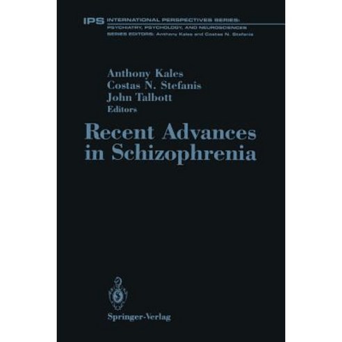 Recent Advances in Schizophrenia Paperback, Springer