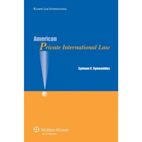 American Private International Law Paperback, Kluwer Law International