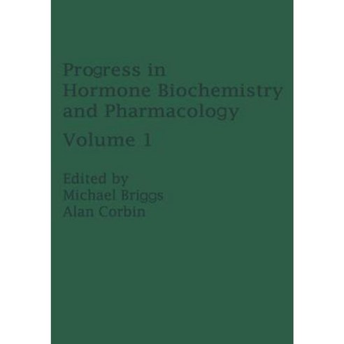 Progress in Hormone Biochemistry and Pharmacology Paperback, Springer