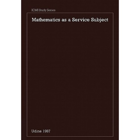 Mathematics as a Service Subject, Cambridge University Press