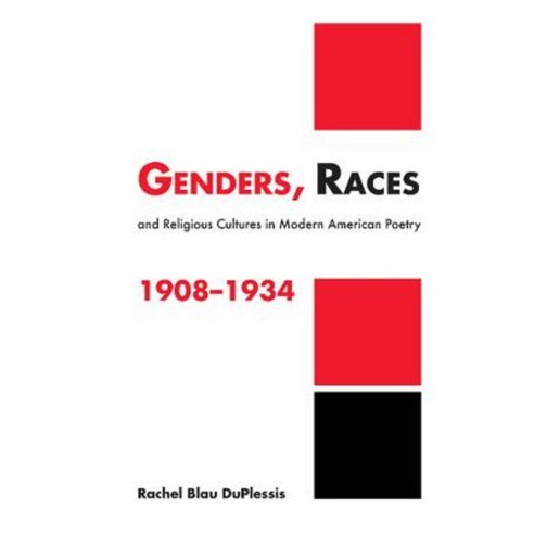 Genders Races and Religious Cultures in Modern American Poetry 1908 1934 Paperback, Cambridge University Press