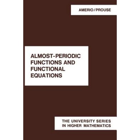 Almost-Periodic Functions and Functional Equations Paperback, Springer