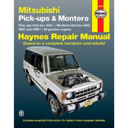 Mitsubishi Pickups and Montero 1983-1996 Paperback, Haynes Manuals