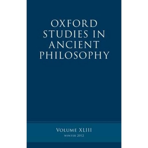 Oxford Studies in Ancient Philosophy: Volume 43 Paperback, Oxford University Press, USA
