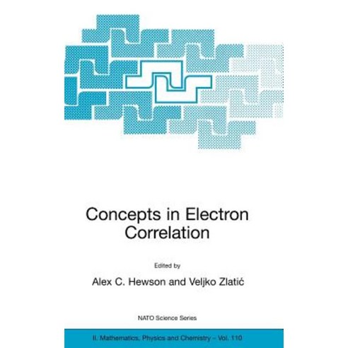 Concepts in Electron Correlation Hardcover, Springer