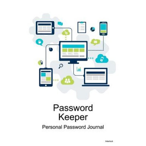 Password Keeper: Personal Password Journal - Interlock Paperback ...