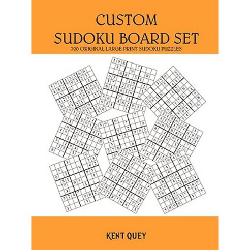 Custom Sudoku Board Set : 700 Original Large Print Puzzles, iUniverse
