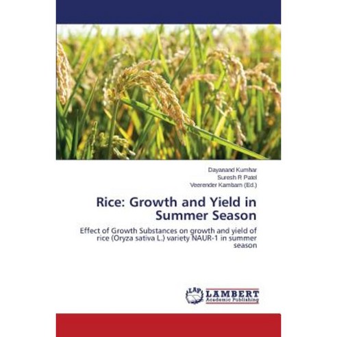 Rice: Growth and Yield in Summer Season Paperback, LAP Lambert Academic Publishing