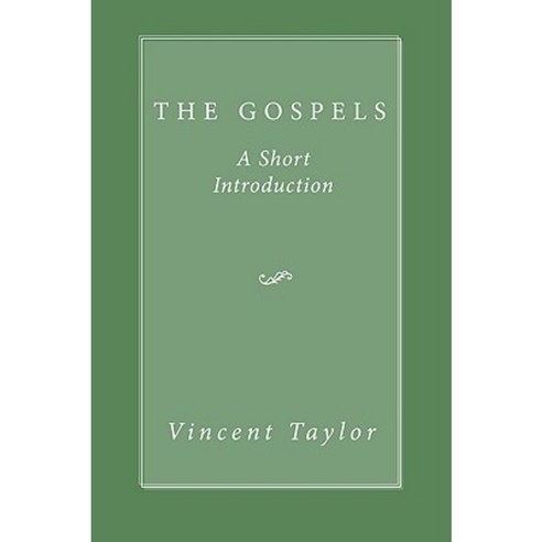 The Gospels: A Short Introduction Paperback, Wipf & Stock Publishers