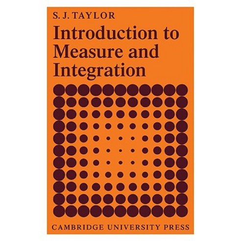 Introduction to Measure and Integration, Cambridge University Press