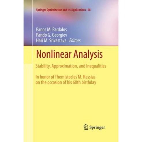 Nonlinear Analysis: Stability Approximation and Inequalities Paperback, Springer