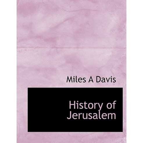 History of Jerusalem Paperback, BiblioLife