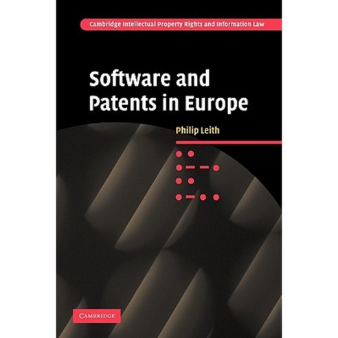 Software and Patents in Europe Paperback, Cambridge University Press