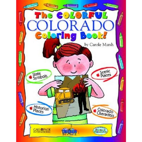 The Colorful Colorado Coloring Book! Paperback, Gallopade International