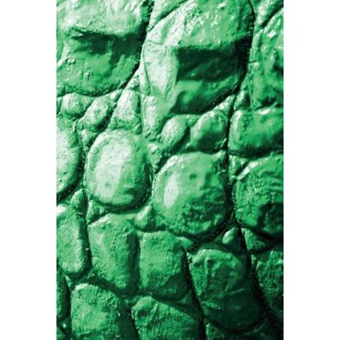 Alive! Crocodile Skin - Emerald Duotone - Photo Art Notebooks (6 X 9 Series) Paperback, Blurb