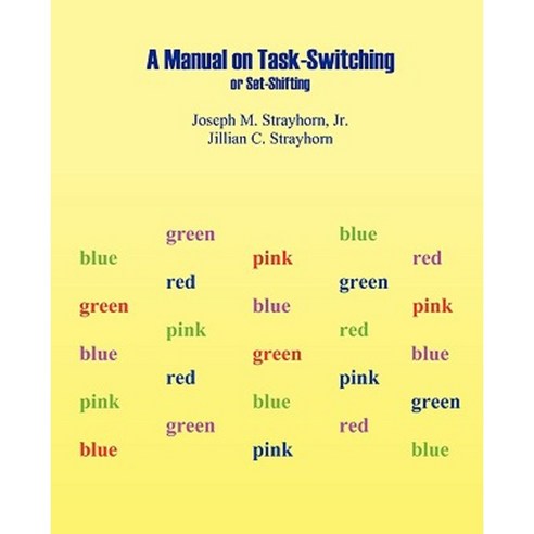Manual on Task-Switching or Set-Shifting Paperback, Psychological Skills Press