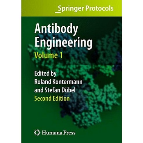 Antibody Engineering Volume 1 Hardcover, Springer