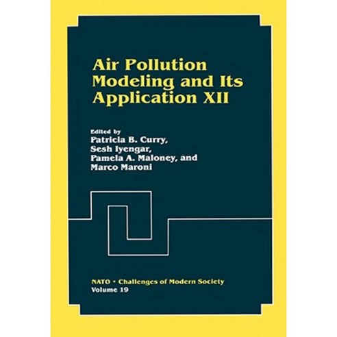 Air Pollution Modeling and Its Application XII Hardcover, Springer