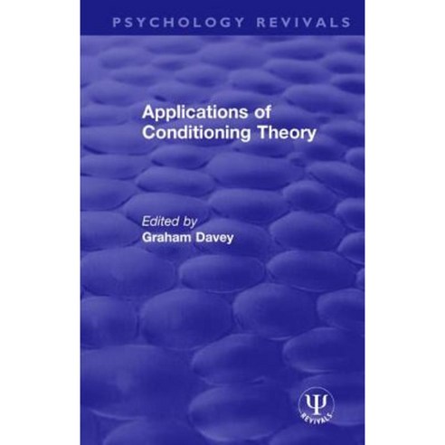 Applications of Conditioning Theory Hardcover, Routledge
