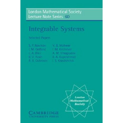 Integrable Systems, Cambridge University Press
