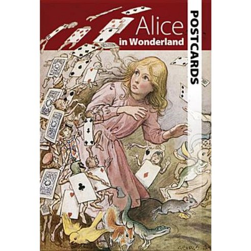 Alice in Wonderland Postcards Paperback, Dover Publications