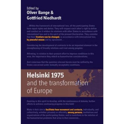 Helsinki 1975 and the Transformation of Europe Hardcover, Berghahn Books