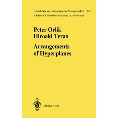 Arrangements of Hyperplanes Hardcover, Springer