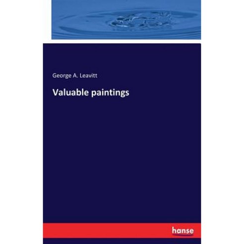 Valuable Paintings Paperback, Hansebooks