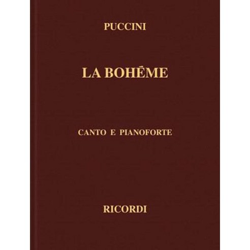 La Boheme:Vocal Score, Ricordi