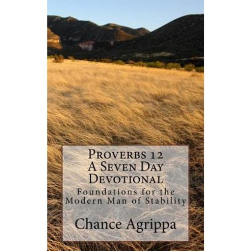Proverbs 12 - A Seven Day Devotional: Foundations for the Modern Man of Stability Paperback, Createspace