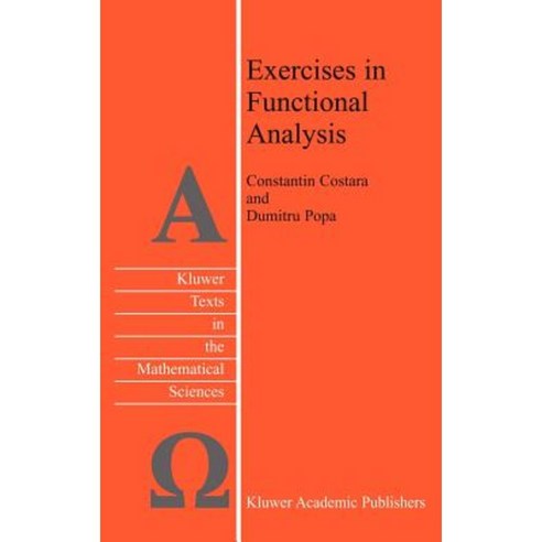 Exercises in Functional Analysis Hardcover, Springer