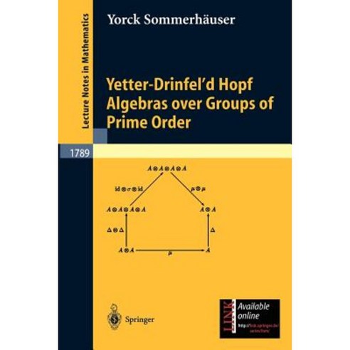Yetter-Drinfel''d Hopf Algebras Over Groups of Prime Order Paperback, Springer