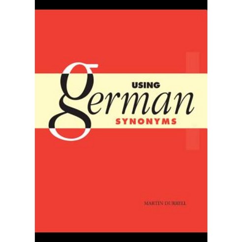 Using German Synonyms, Cambridge University Press