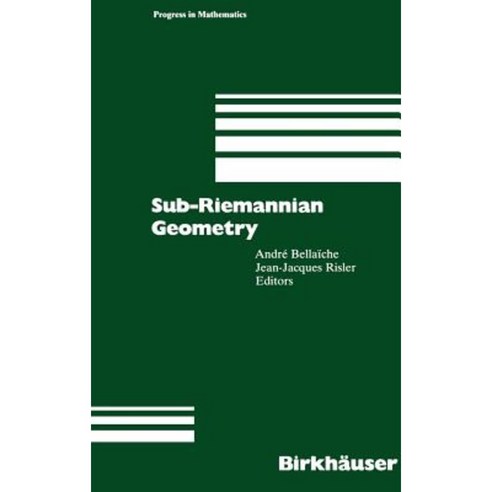 Sub-Riemannian Geometry Hardcover, Birkhauser