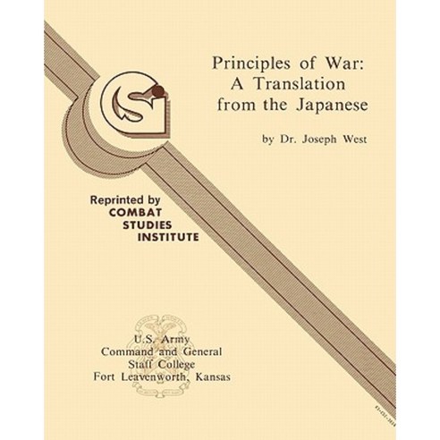 Principles of War: A Translation from the Japanese Paperback, www.Militarybookshop.Co.UK