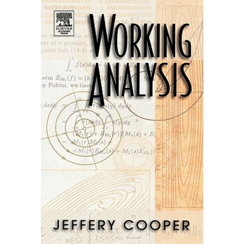 Working Analysis Hardcover, Academic Press