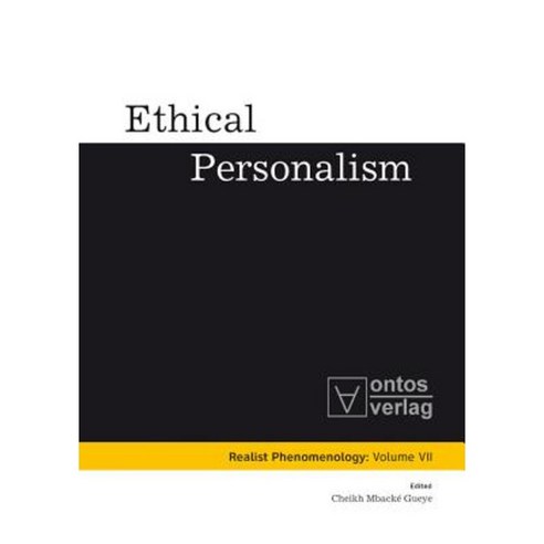Ethical Personalism Hardcover, Walter de Gruyter