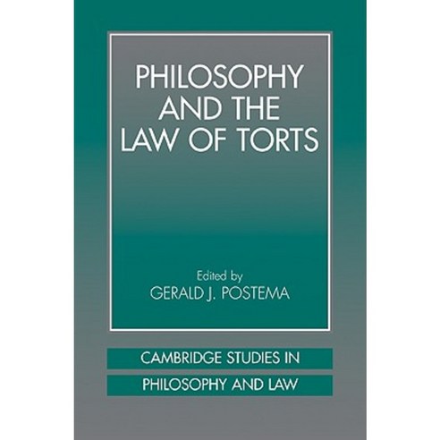Philosophy and the Law of Torts Paperback, Cambridge University Press