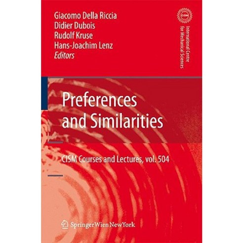 Preferences and Similarities Hardcover, Springer