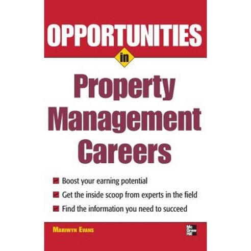 Opportunities in Property Management Careers Paperback, McGraw-Hill Education
