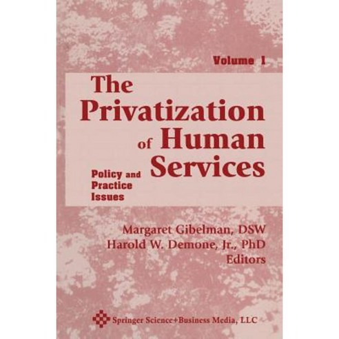 The Privatization of Human Services: Policy and Practice Issues Volume I Paperback, Springer