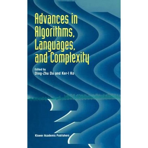 Advances in Algorithms Languages and Complexity Hardcover, Springer ...