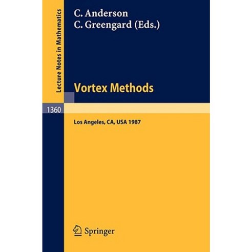 Vortex Methods: Proceedings of the U.C.L.A. Workshop Held in Los Angeles May 20-22 1987 Paperback, Springer