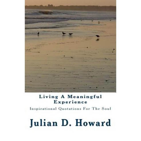 Living a Meaningful Experience: Inspirational Quotations for the Soul Paperback, Createspace Independent Publishing Platform