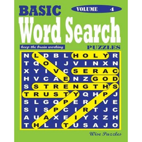 Basic Word Search Puzzles Vol. 4 Paperback, Createspace Independent Publishing Platform
