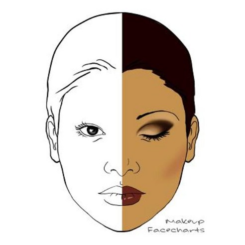 Makeup Facecharts: Cecilia Edition Paperback, Createspace Independent Publishing Platform