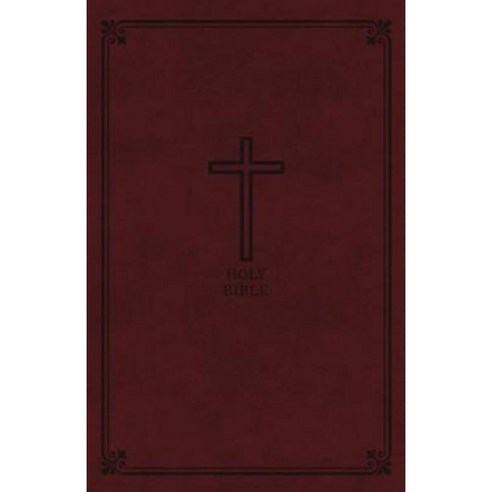 KJV Reference Bible Personal Size Giant Print Imitation Leather Burgundy Red Letter Edition Imitation Leather, Thomas Nelson